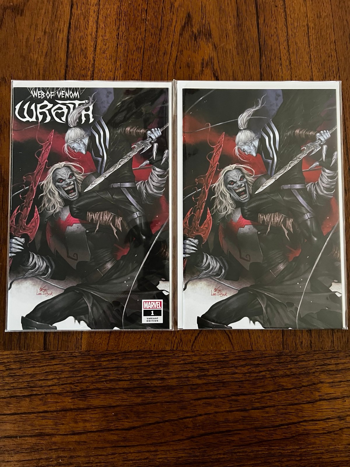 Web of Venom Wraith #1 Inhyuk Lee Virgin & Trade Set - LTD 800 - NM or Better