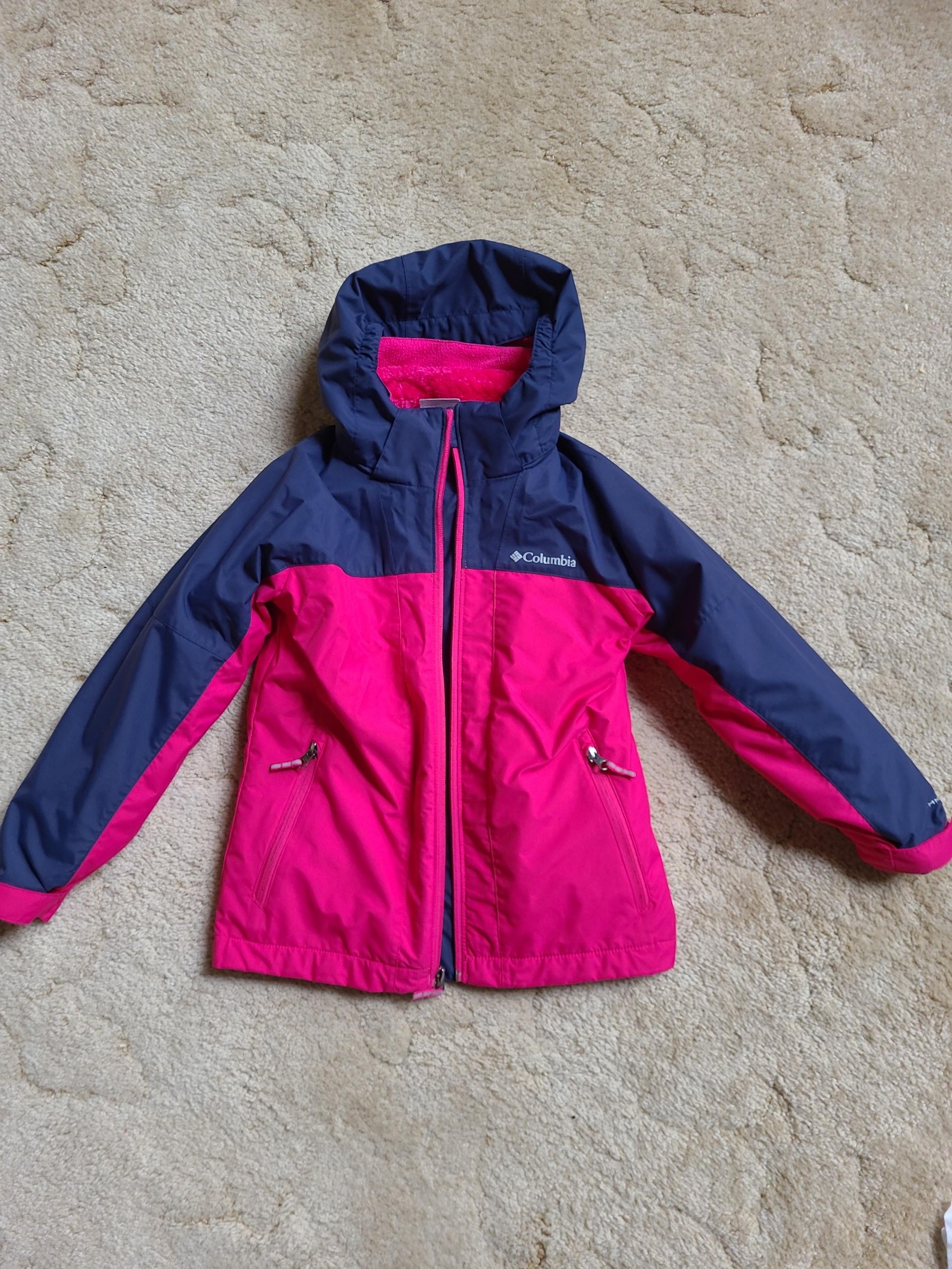 Girls Columbia Interchange Jacket Omni-Tech Small 7/8 Excellent Condition Coat