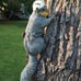 Climbing Squirrel Figurine - Garden Decor for Outside, Yard Art Squirrel