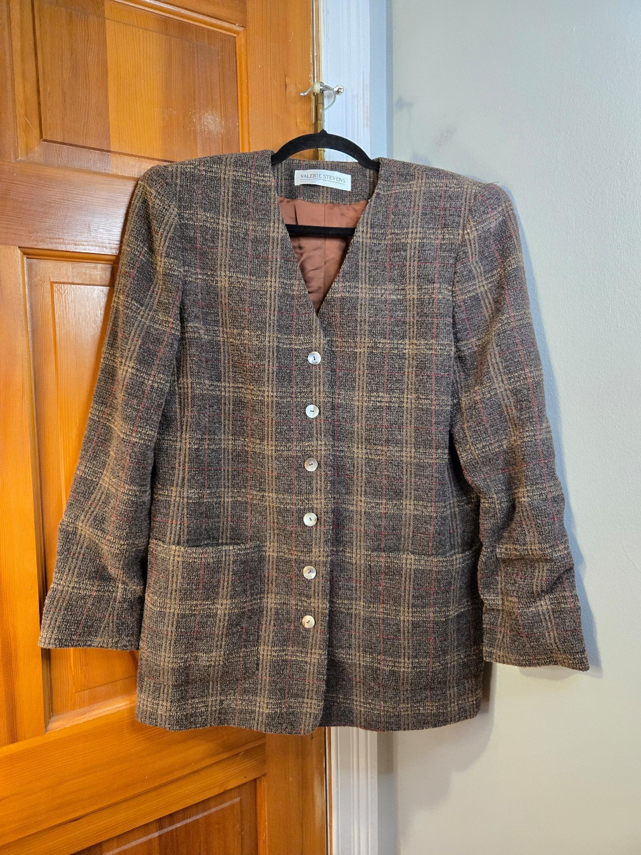 Vintage Women's Wool Blend Blazer - Valerie Stevens