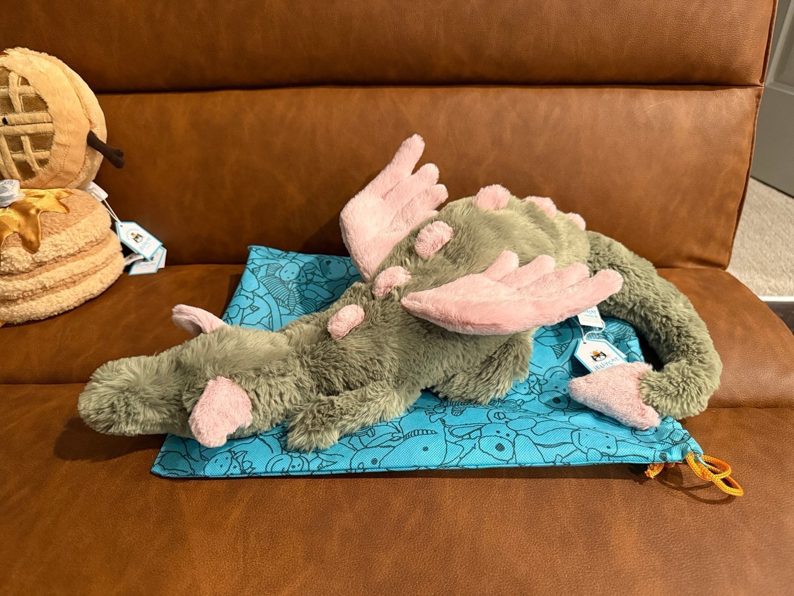 Jellycat Malachy Dragon with Dust Bag NWT SOLD OUT ONLINE CHEAP SHIPPING