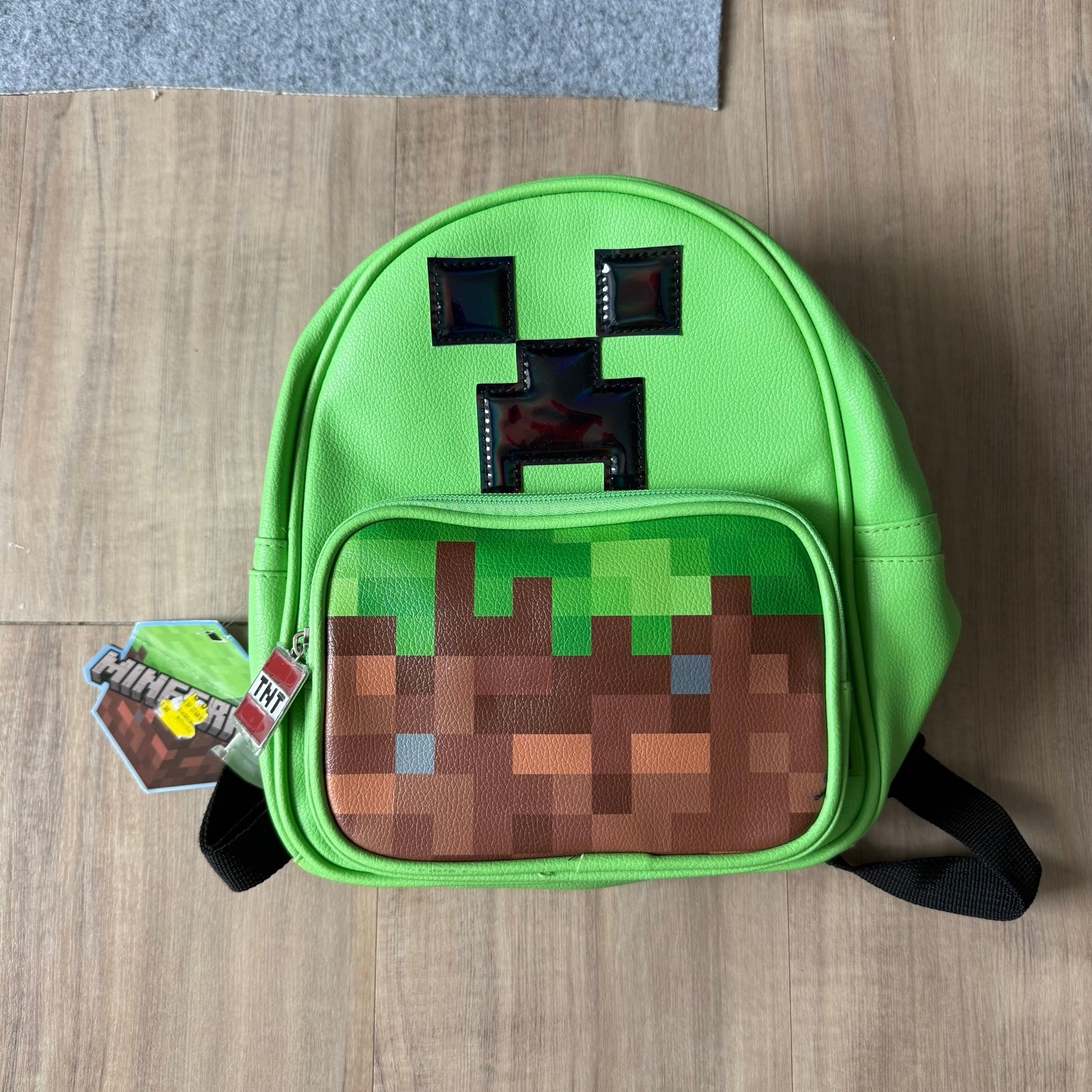 NWT Minecraft creeper backpack