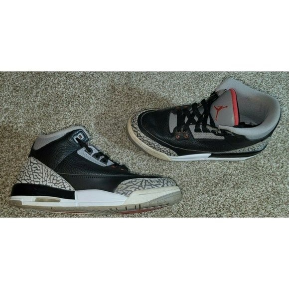 Air Jordan 3 Retro Black Cement size 6.5y