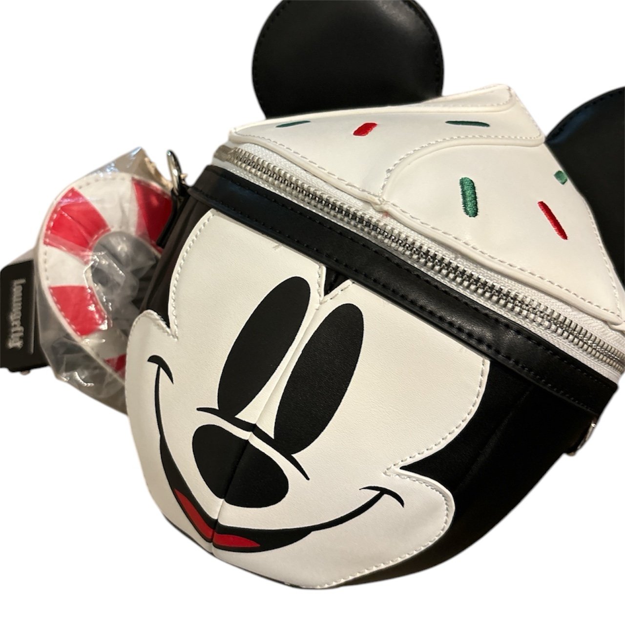 Mickey-Loungefly holiday coffee/hot cocoa bag. NWT.