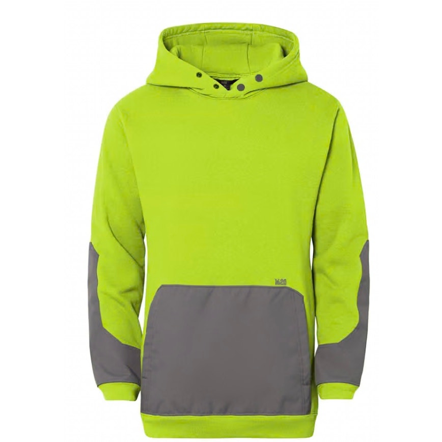 NWT 1620 Full Tech Hi Vis Work Hoodie Sweatshirt, Men's size XL