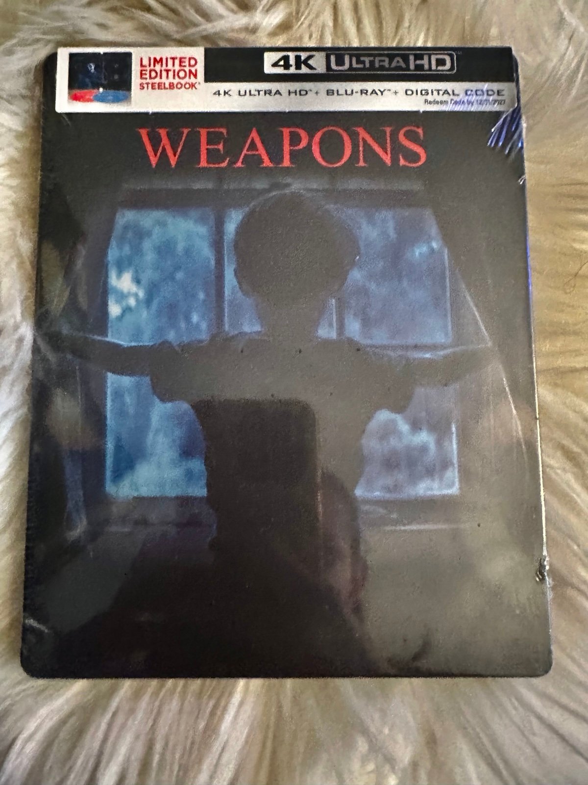 Weapons Steelbook 4K UHD + Blu-ray + Digital - Ships In Box. New!