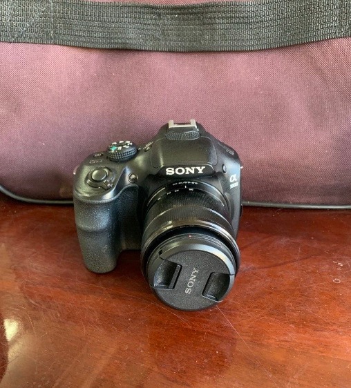 "Sony Alpha 3000 Mirrorless Camera Bundle with 18-55mm and 55-210mm Lenses - Bar