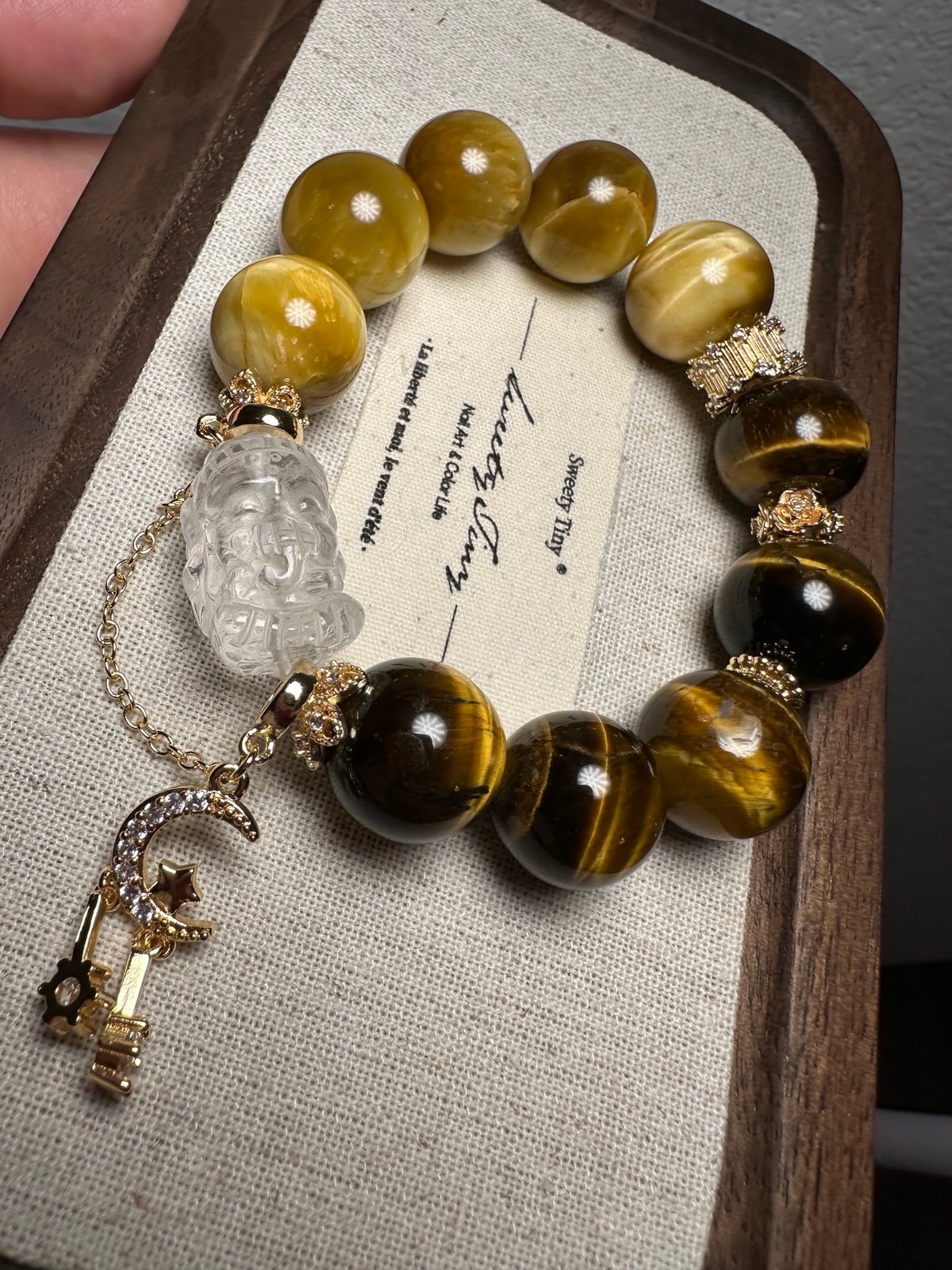 diy tiger eye Bracelet