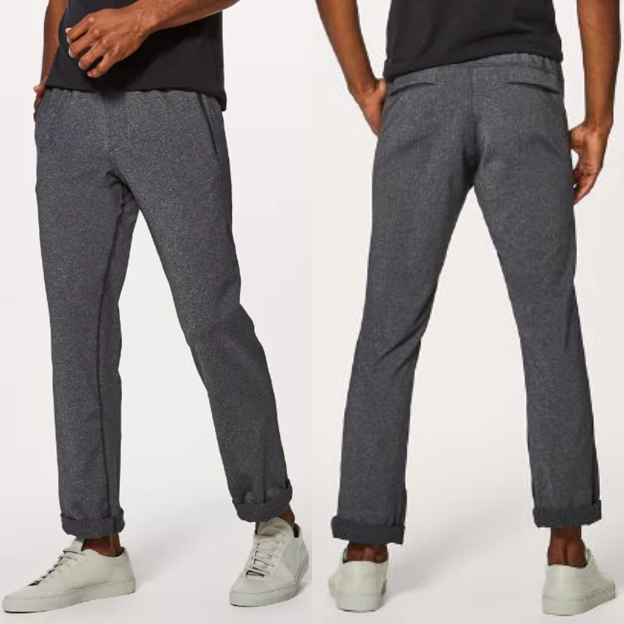 TALL Lululemon Discipline Pant Sz XXL/35” Inseam In Heathered Black