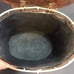 Vintage Brass and Lucite Bucket Purse