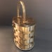 Vintage Brass and Lucite Bucket Purse