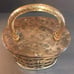 Vintage Brass and Lucite Bucket Purse