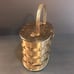 Vintage Brass and Lucite Bucket Purse
