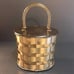 Vintage Brass and Lucite Bucket Purse