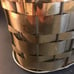Vintage Brass and Lucite Bucket Purse