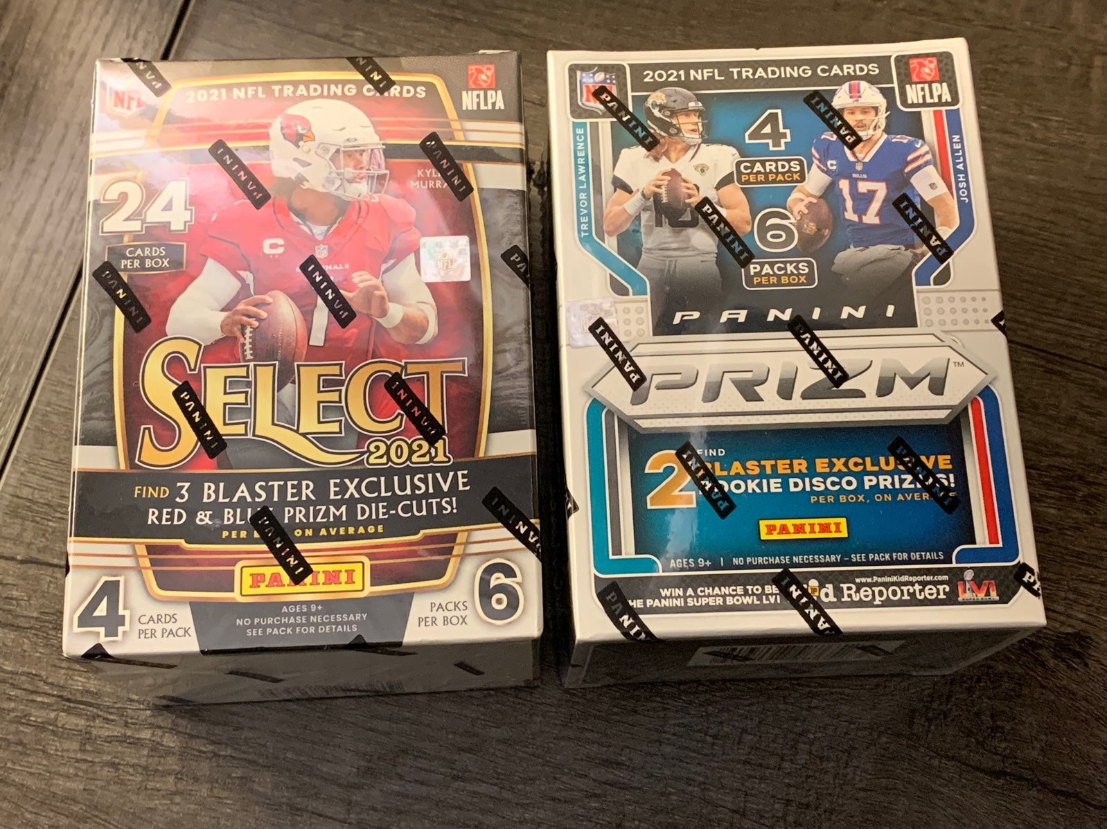 1 Select blaster 1 Prizm blaster box sealed Panini