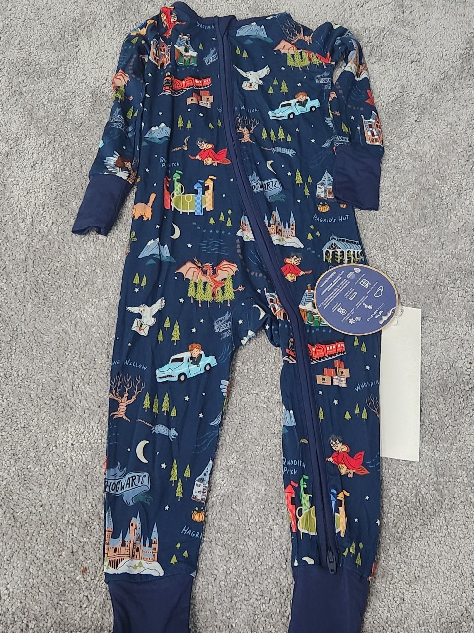 Little sleepies 2t Harry potter zippy