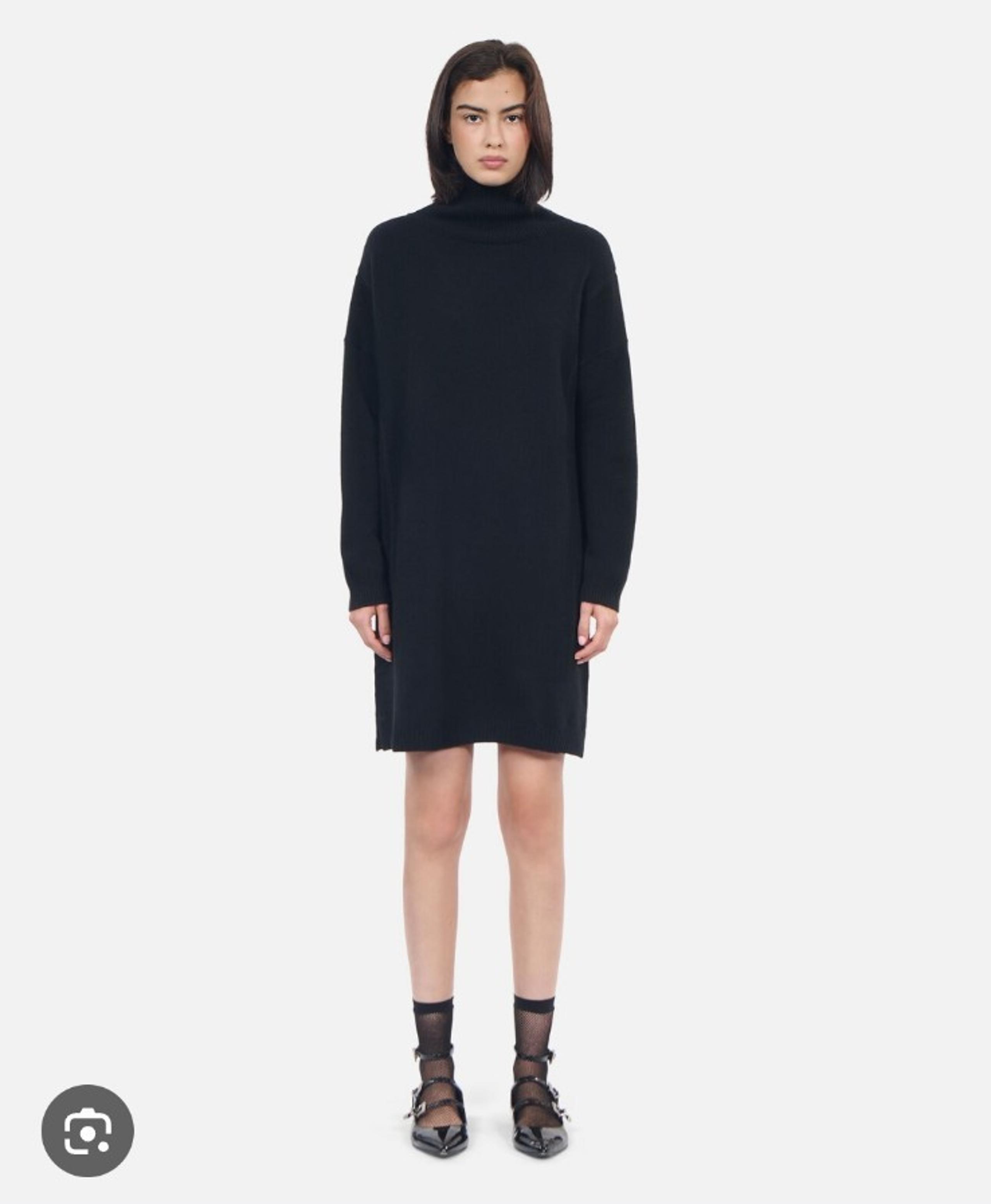 The Kooples Black Short Cashmere Dress