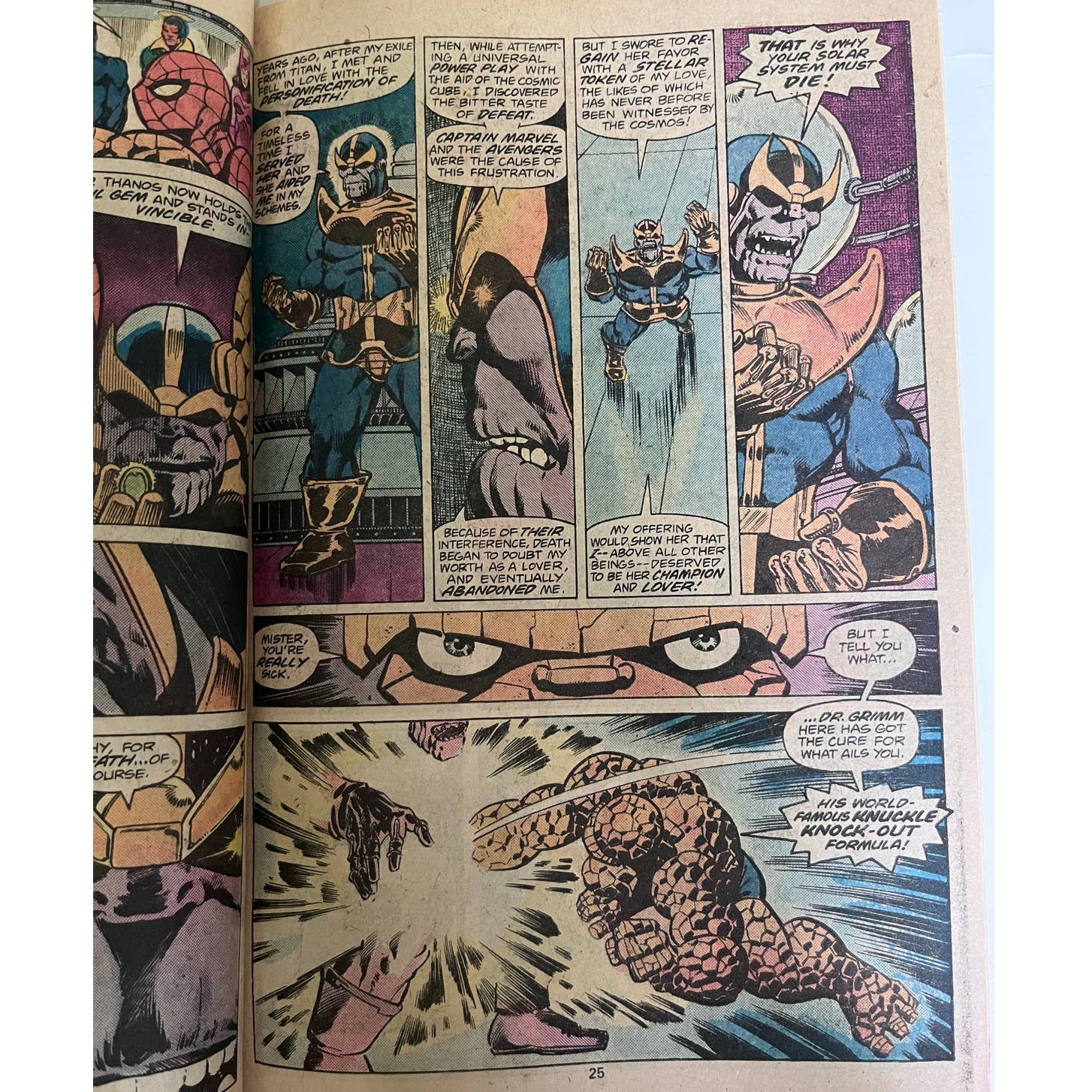 Marvel Two-In-One The Thing and Spiderman 2. 1977. Avengers