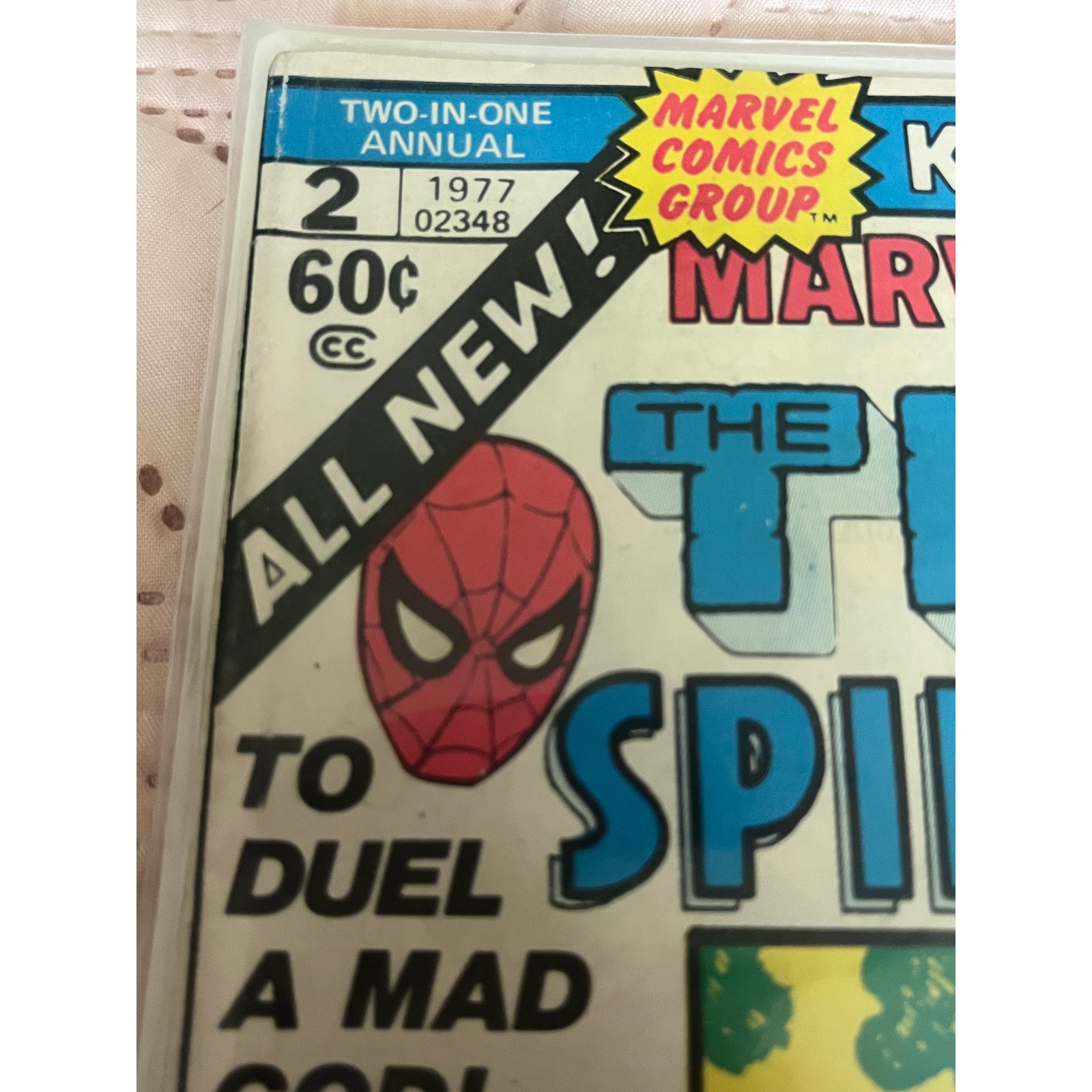1977 Marvel Two-In-One Thing Spiderman Thanos Infinity Stone
