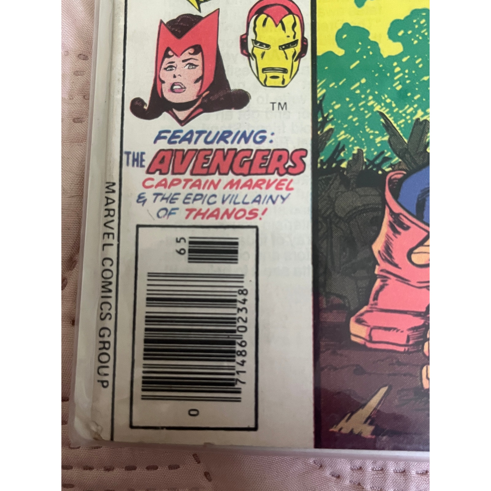1977 Marvel Two-In-One Thing Spiderman Thanos Infinity Stone