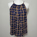 Stitch Fix Alice Blue navy baroque chain print satin tank size medium