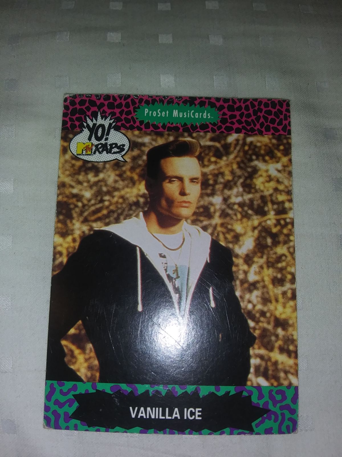 Yo MTV raps proset music card