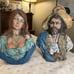 Holland Mold Pirate and Wench Ceramic Busts