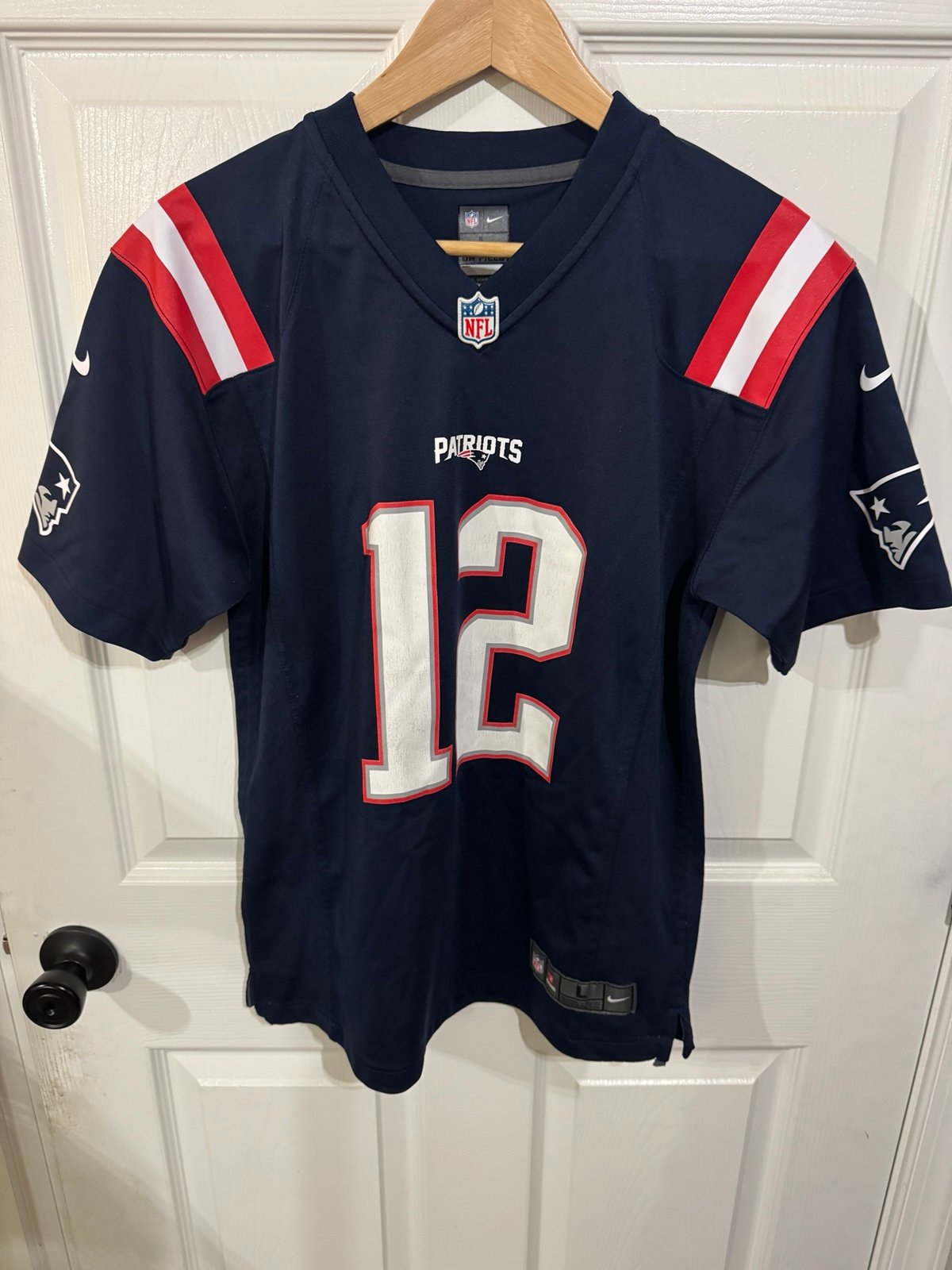 New England Patriots Tom Brady Nike On Field Youth NFL Jersey