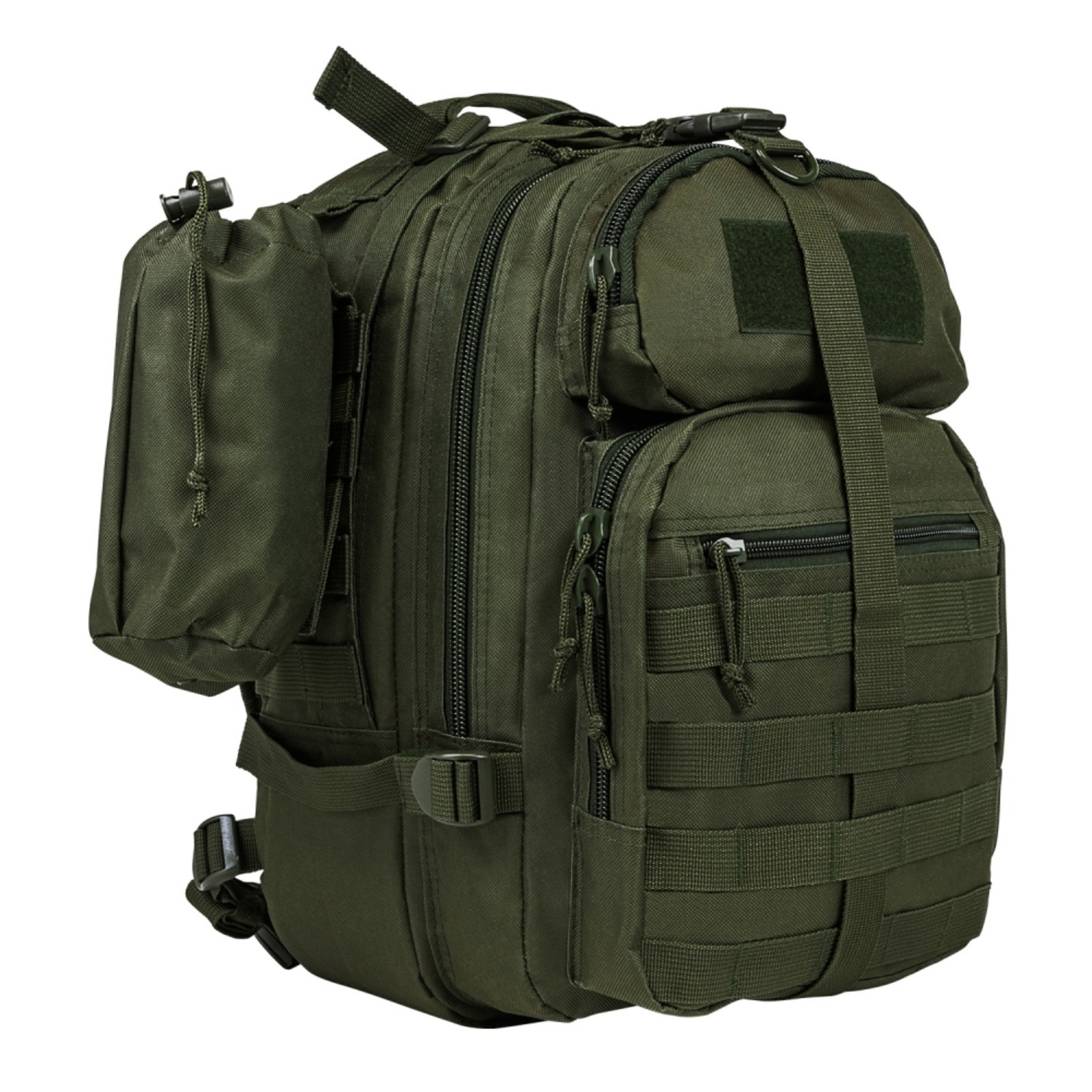 NcStar Heavy Duty Sling Backpack Conceal Carry CCW Pistol Compartment- GREEN