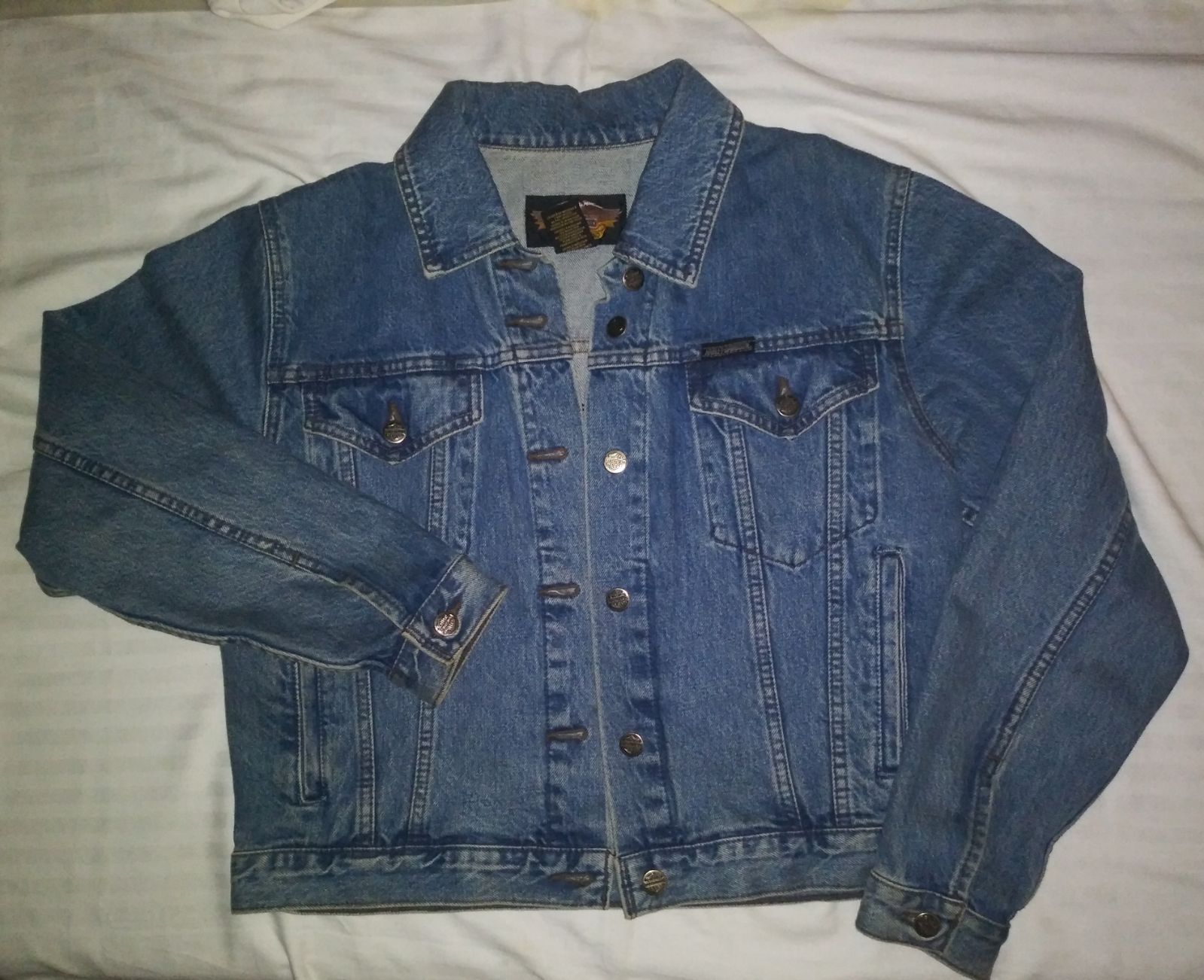 Women's Denim Harley Davidson Jacket Sm