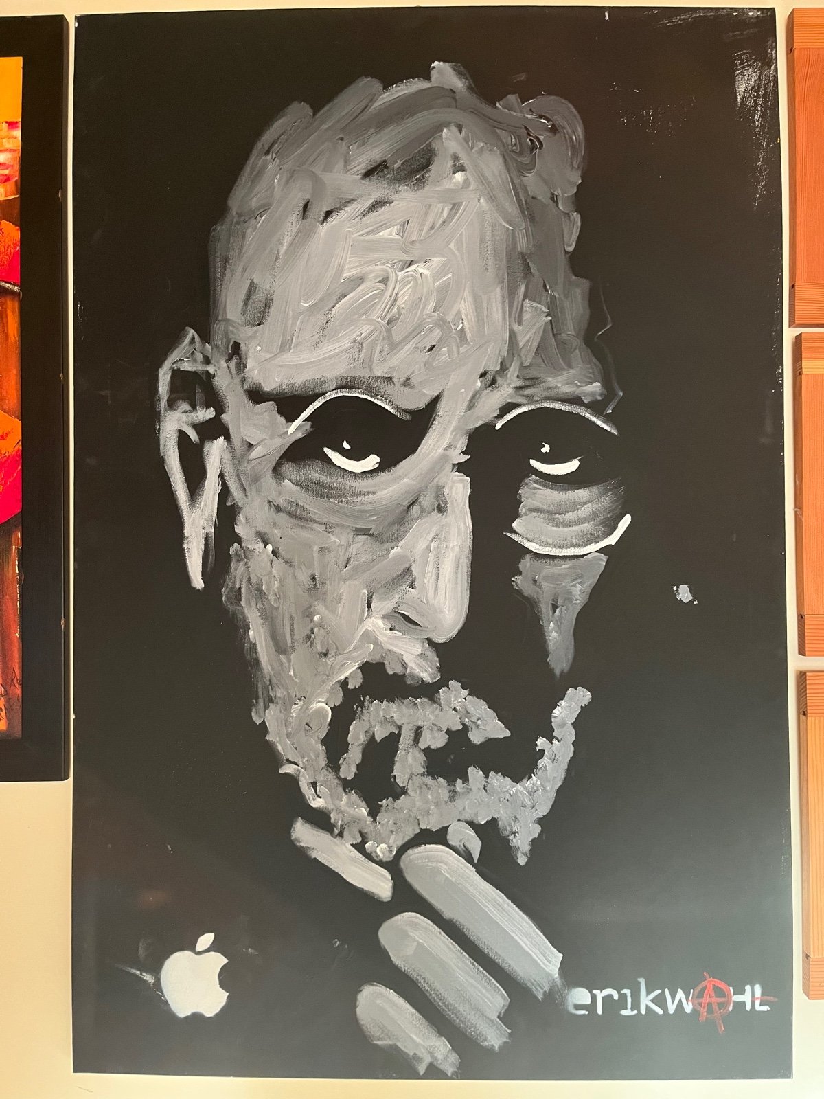 Steve Jobs Painting by Erik Wahl