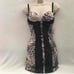 VS garter slip leopard 36B lingerie New