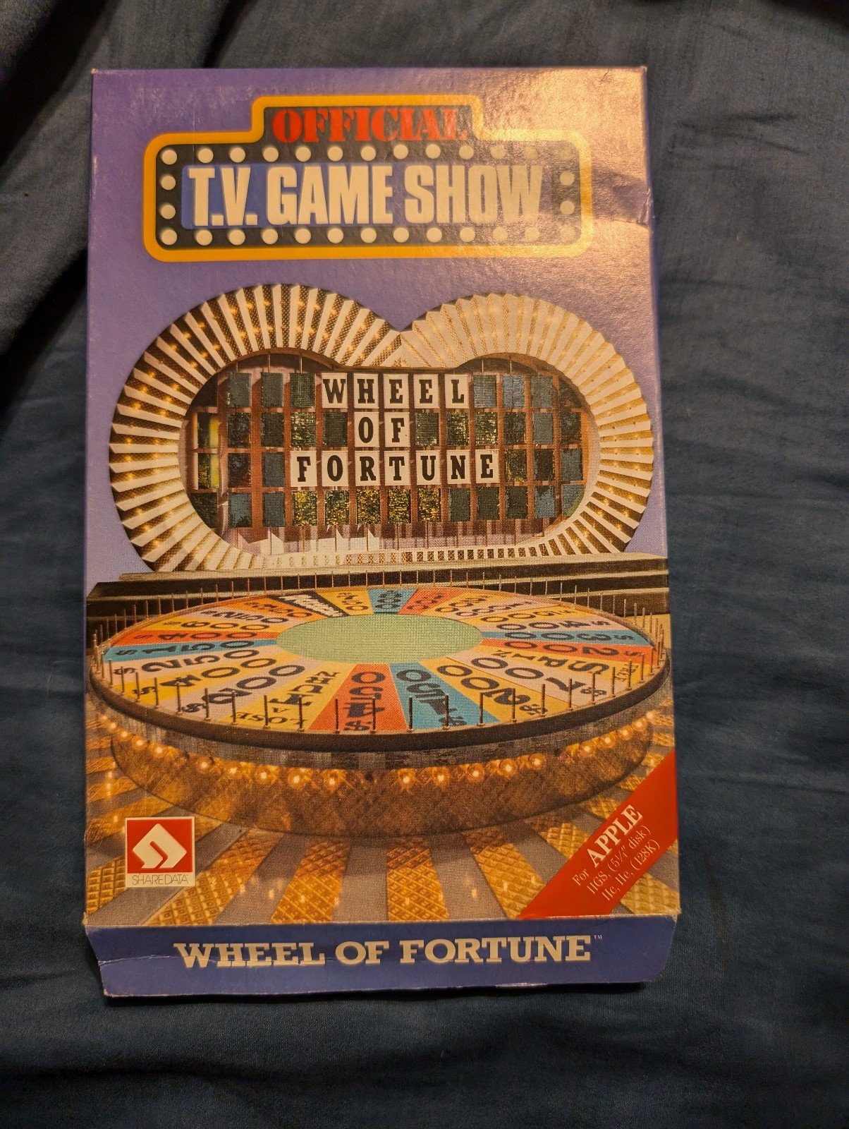 Wheel of Fortune by ShareData (Apple Apple IIe, IIc & IIGS)