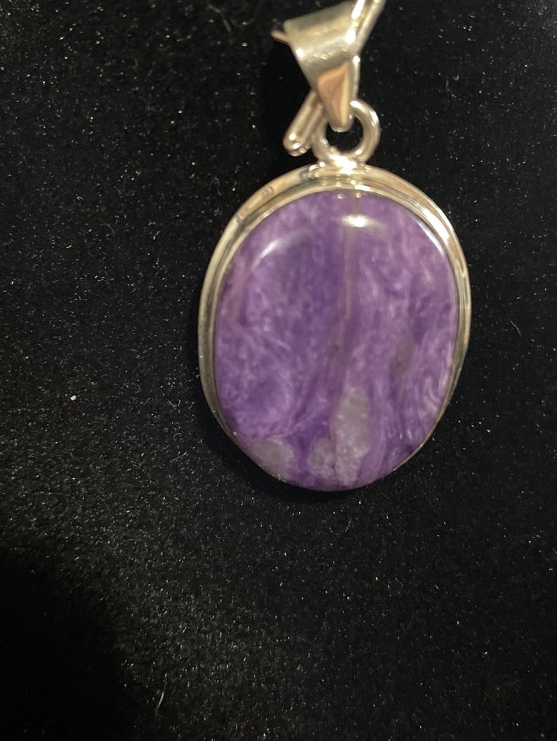 Charoite pendant