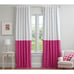 NWT Pottery Barn Kids Color Pop Linen Blackout Panel 44 x 96 Bright Pink