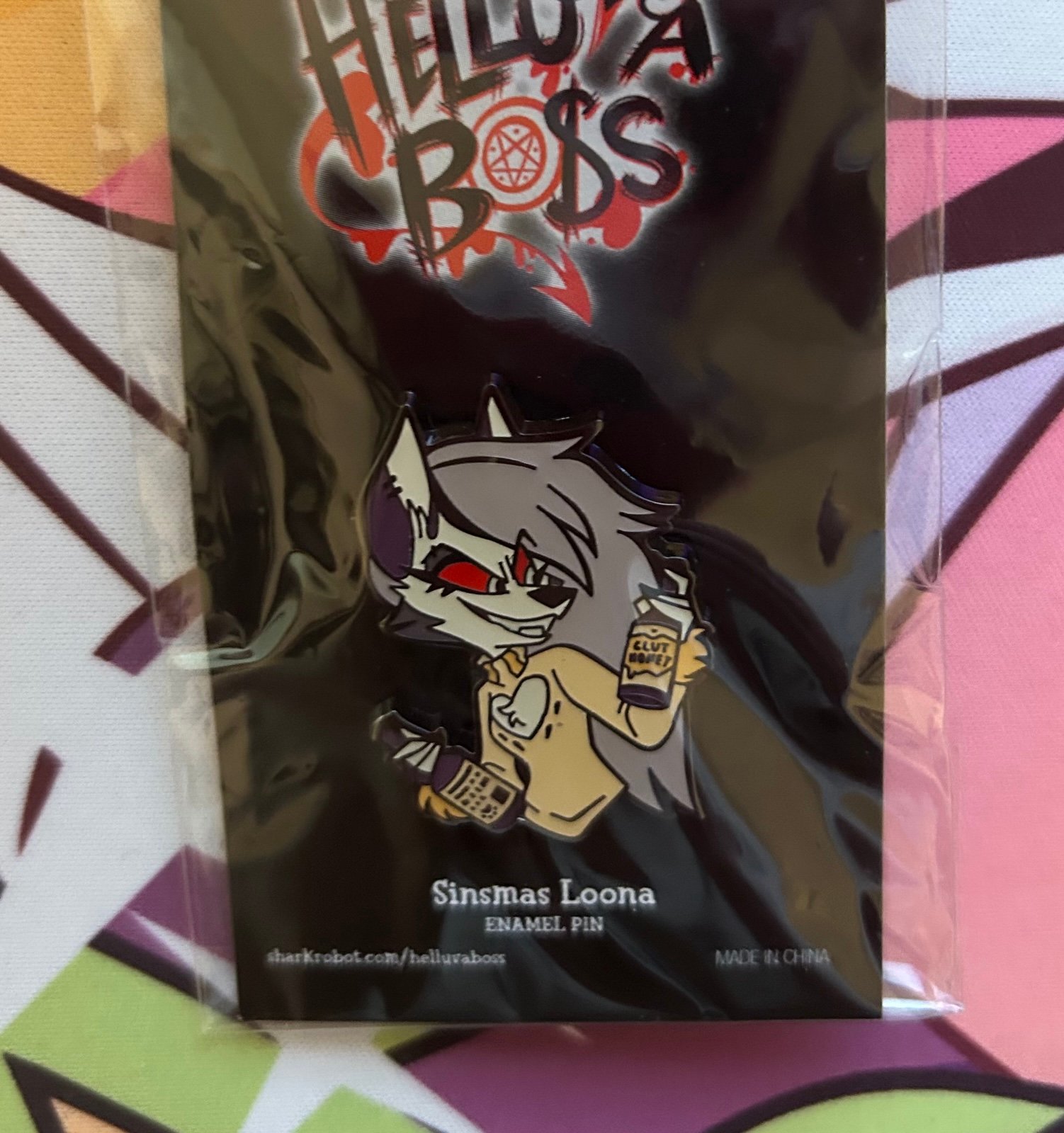 Helluva Boss Sinsmas Loona Pin