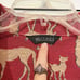 Vintage Multiples Tapestry Animals Elephants Safari Africa Open Front Jacket