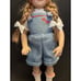 Helen Kish & Co 10” Emmy Lou Doll Blue Denim Tomboy 1993 Children Yesteryear