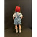 Helen Kish & Co 10” Emmy Lou Doll Blue Denim Tomboy 1993 Children Yesteryear