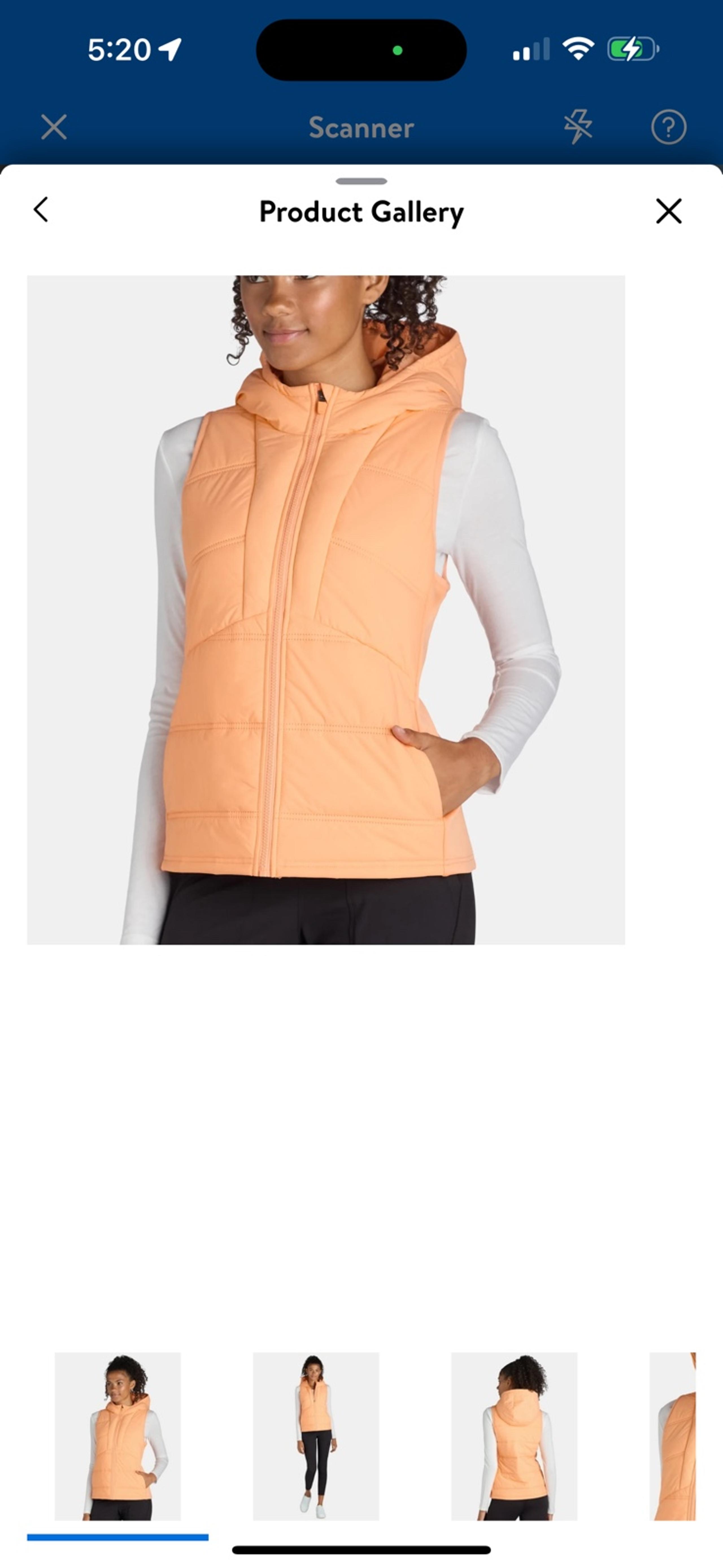 Avia woman’s hooded vest. Size M