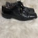 Stacy Adams Men genuine snake skin leather black lace shoes tassels accent SZ11.