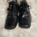 Stacy Adams Men genuine snake skin leather black lace shoes tassels accent SZ11.