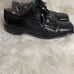 Stacy Adams Men genuine snake skin leather black lace shoes tassels accent SZ11.
