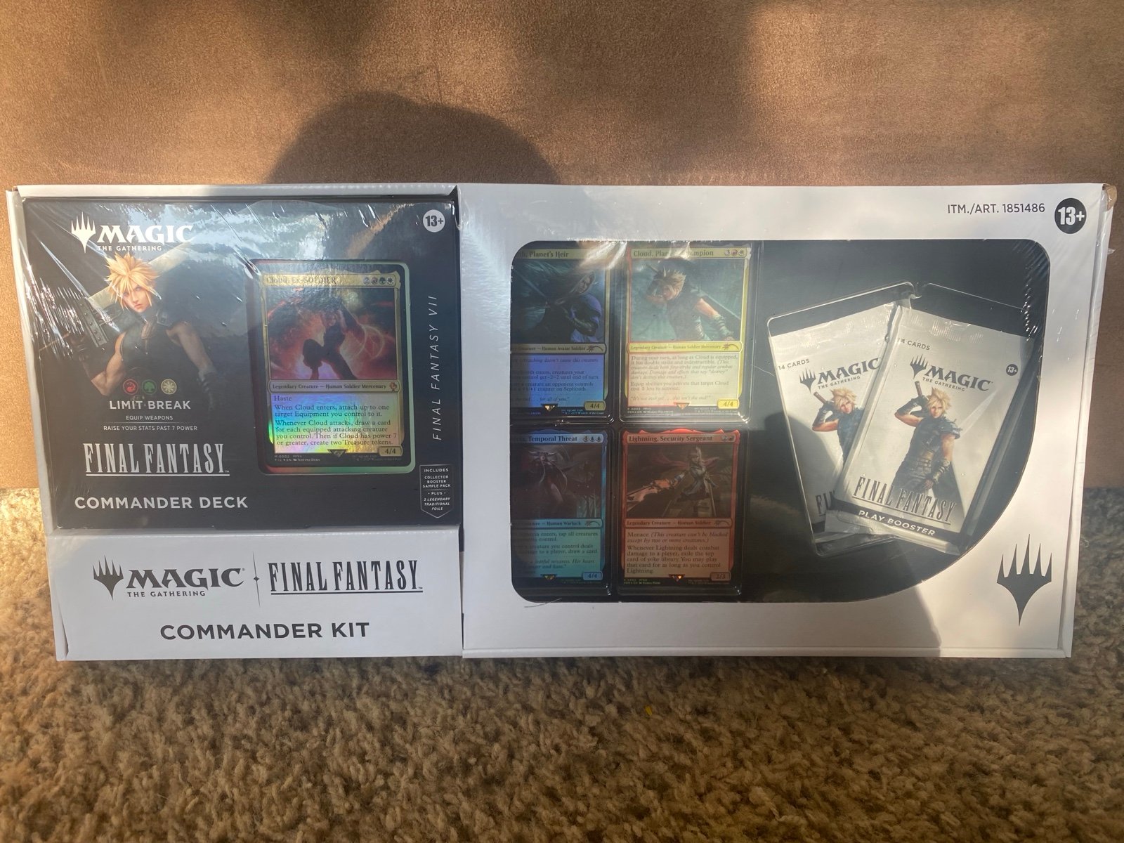 Magic The Gathering Final Fantasy Bundle Costco Exclusive Cloud deck
