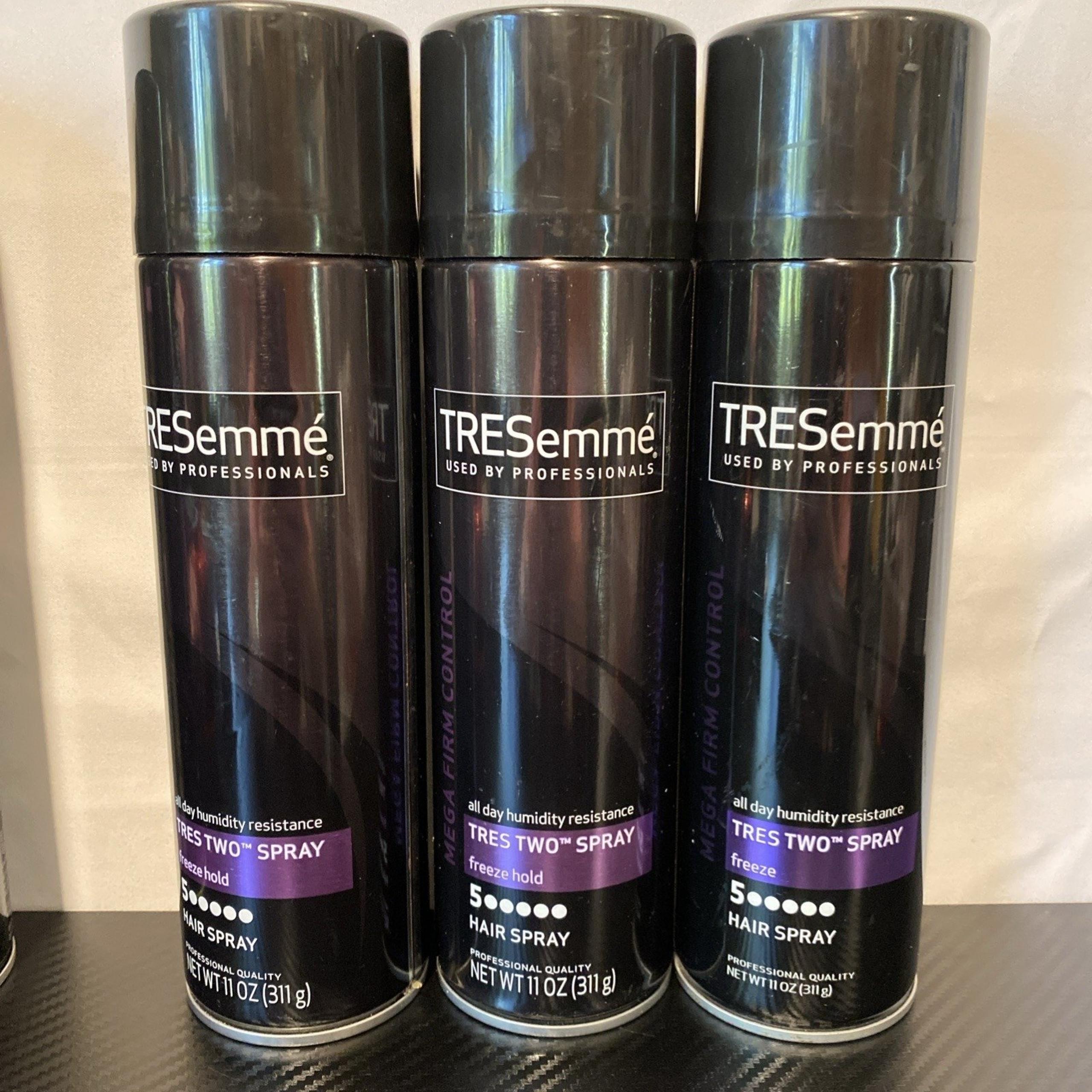 TRESemme Hair SPRAY FREEZE HOLD 11oz ( 3 pack )  purple CANISTER MAY VARY!
