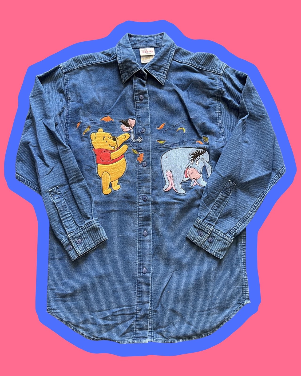 Vintage Disney Pooh and Eeyore Button Down Shirt