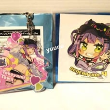 Hololive Joypolis Collaboration Tokoyami Towa Jackpot Acrylic Keychain Hit Sticker