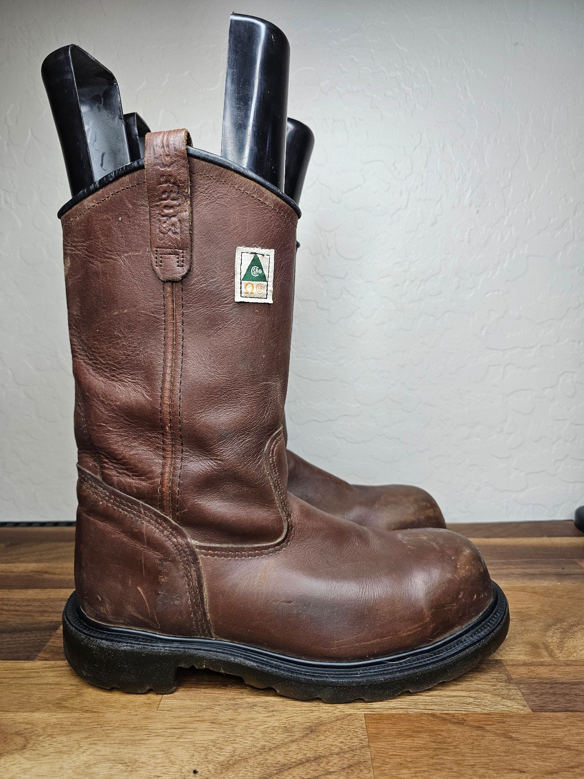 Red Wing Pecos Super Sole 2.0 11 Pull On Boots Men's 9.5 E2 3505 Brown USA Made