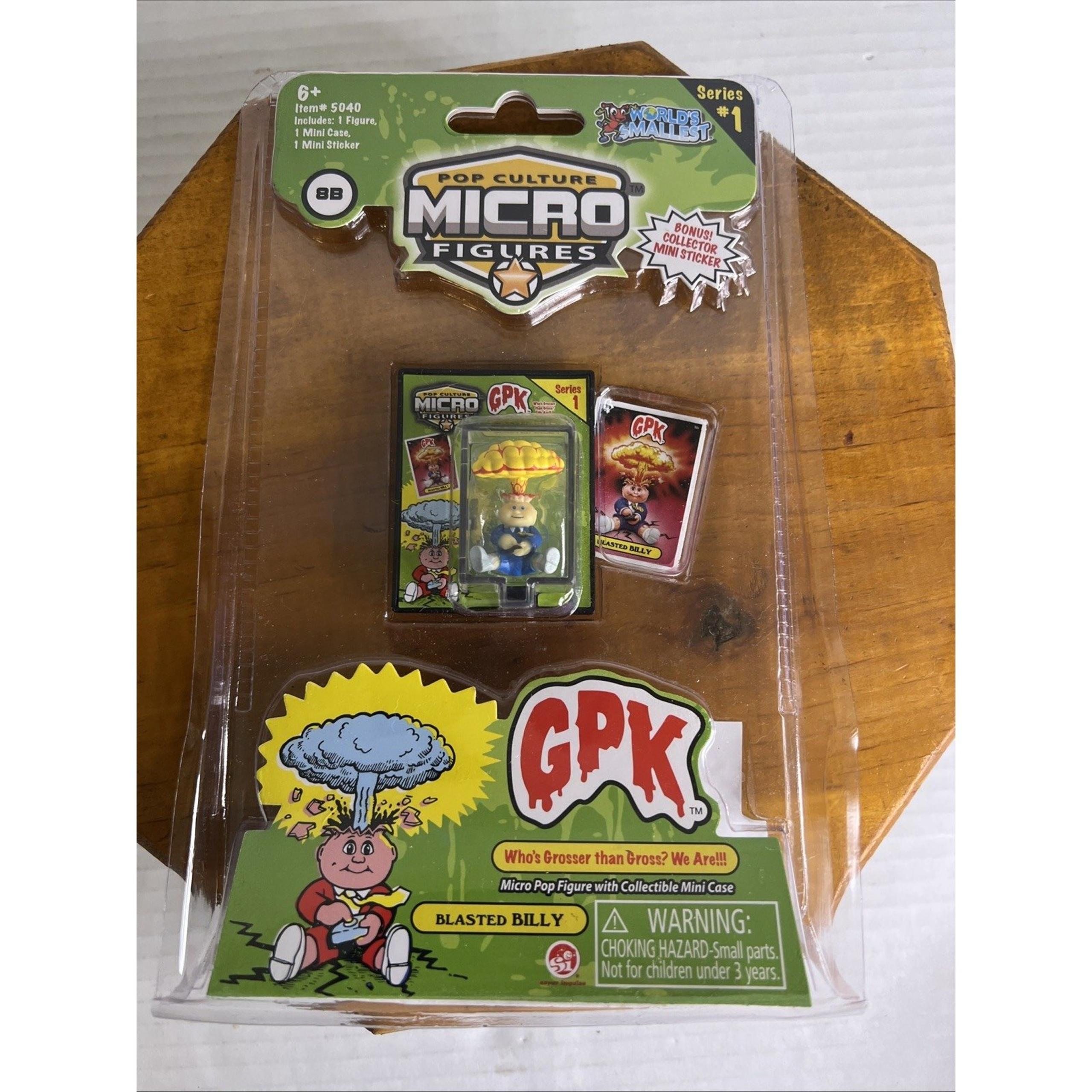 World's Smallest Pop Culture Micro Figures - Garbage Pail Kids - ADAM BOMB - NEW